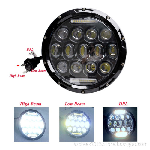 7 Inch 75W Motorcycle LED Headlight